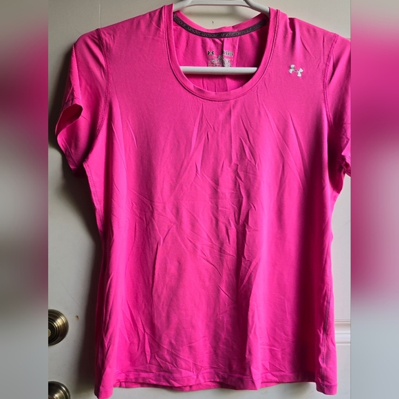 Under Armour Bright Pink And Peach Tees - Picture 1 of 6